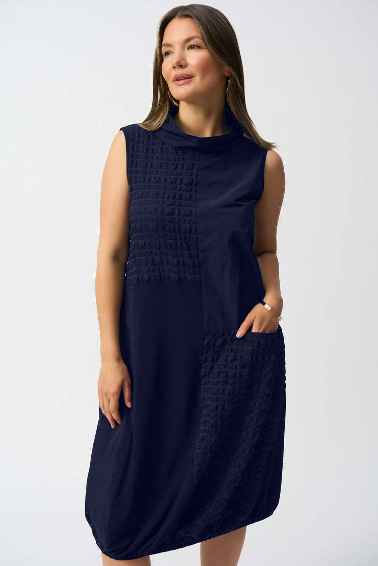 Joseph Ribkoff Spring 2025-251244-2166-Dress-Midnight Blue - The Coach Pyramids