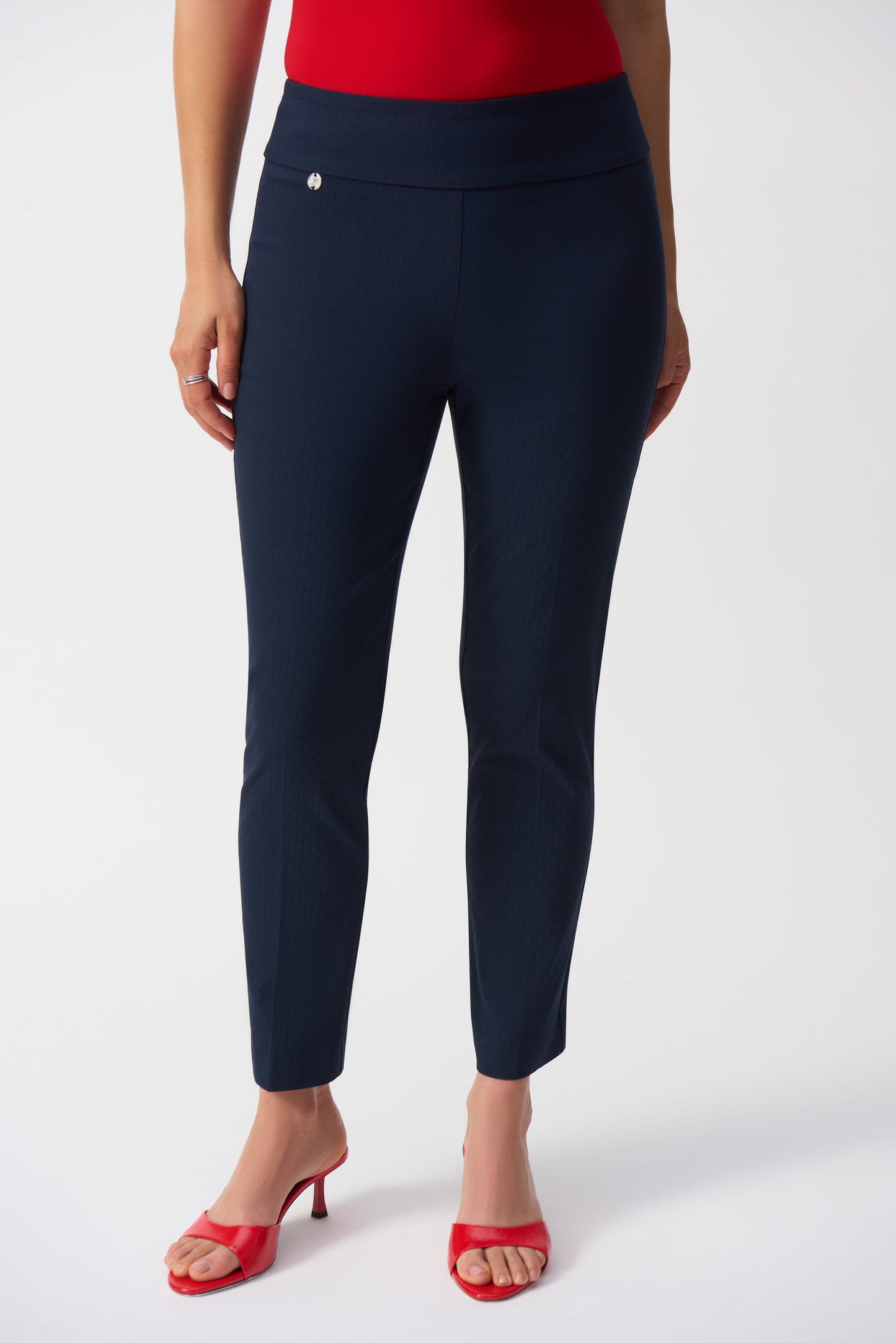 Joseph Ribkoff Spring 2025-251256-2166-Pant-Midnight Blue - The Coach Pyramids