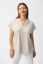 Joseph Ribkoff Spring 2025-251286-3854-Top-Moonstone