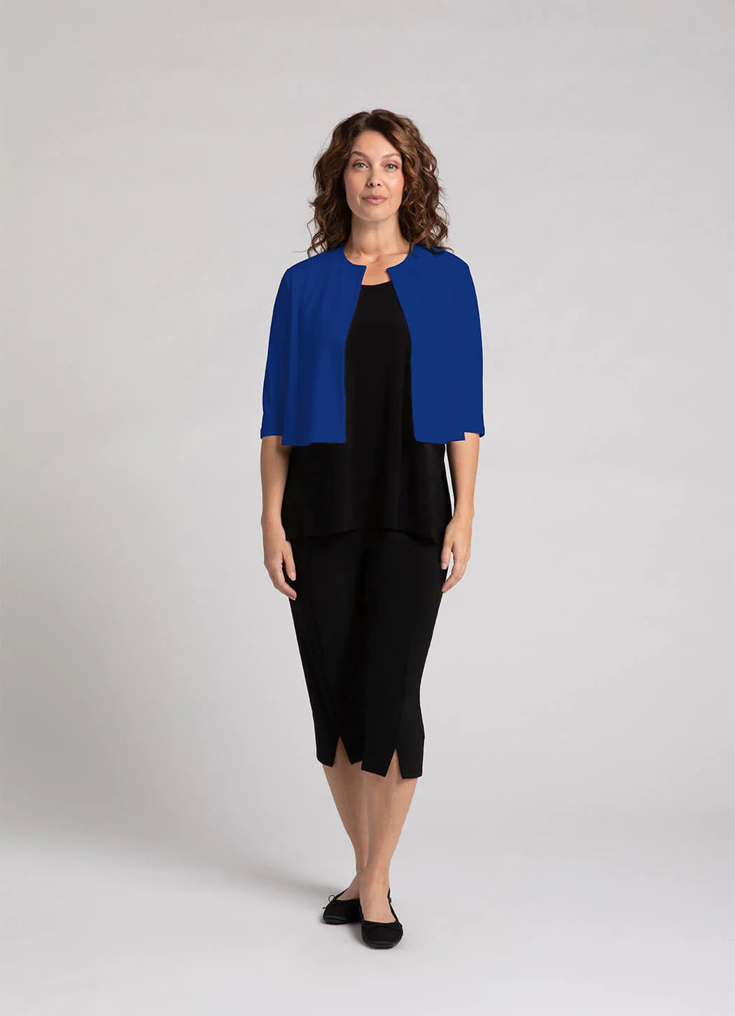 Sympli Spring/Summer 2024-25156-4-Bolero Cardigan-Twilight - The Coach Pyramids