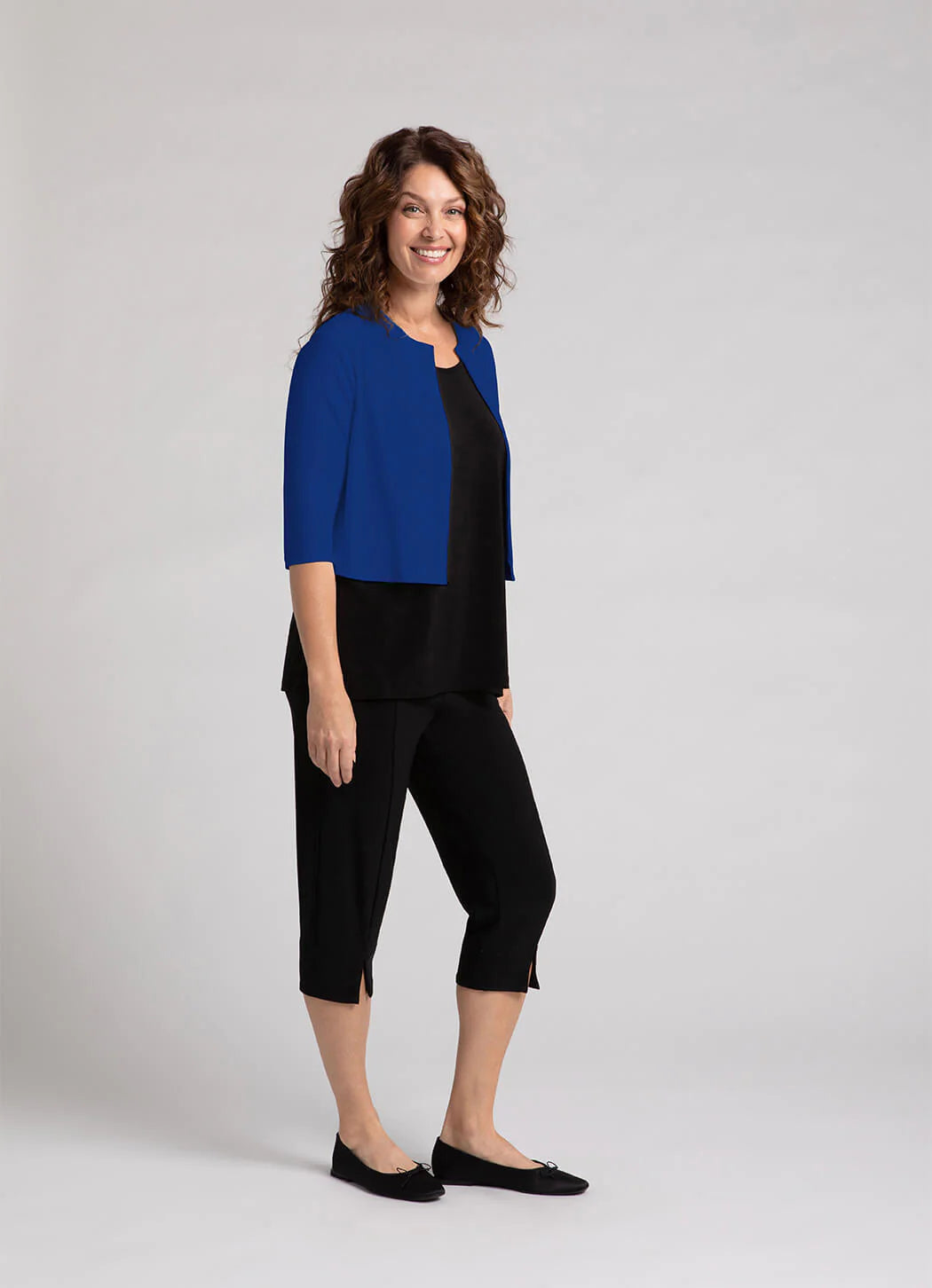 Sympli Spring/Summer 2024-25156-4-Bolero Cardigan-Twilight - The Coach Pyramids