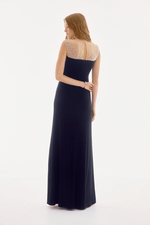 Joseph Ribkoff Spring 2025-251713-2166-Dress-Midnight Blue