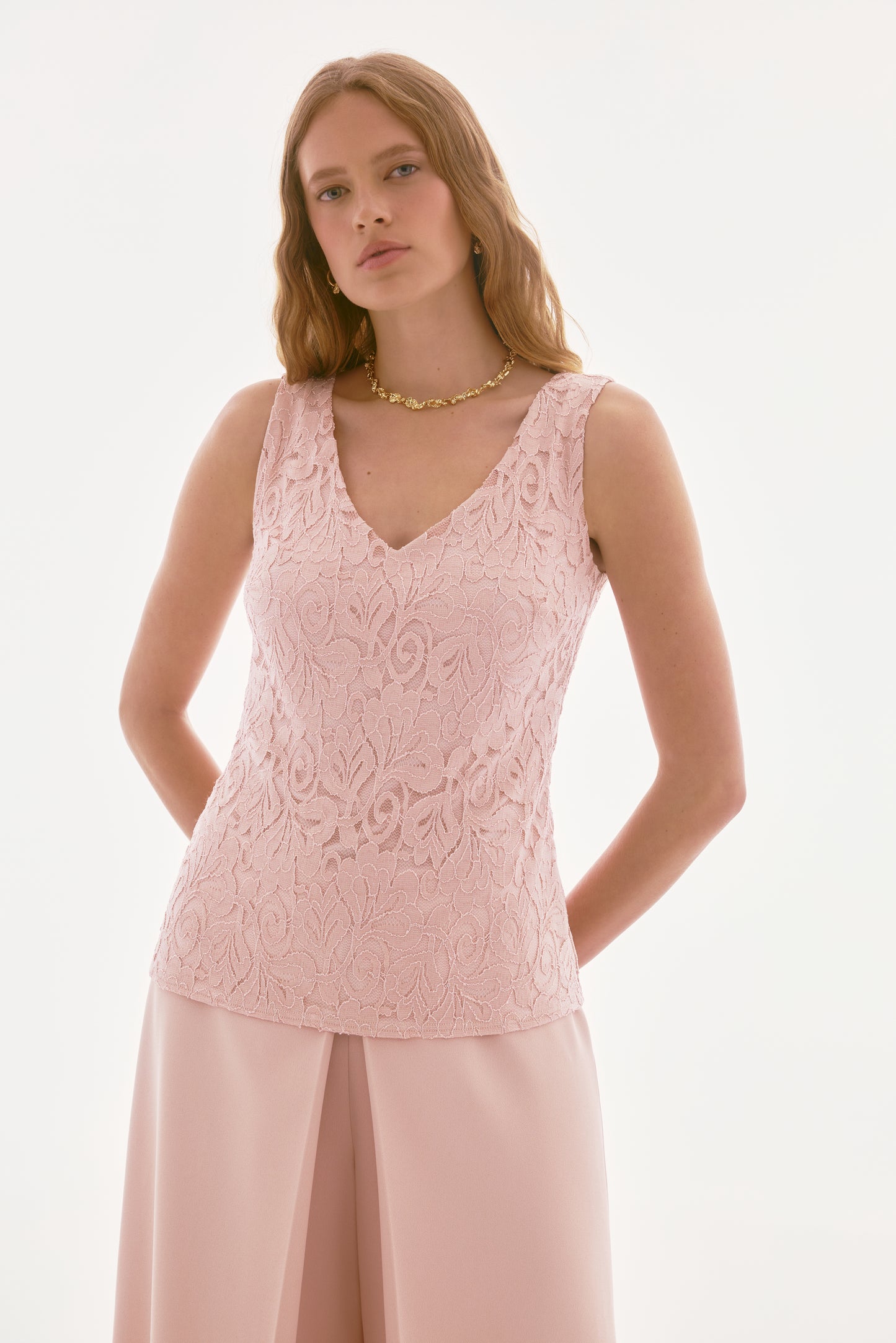 Joseph Ribkoff Spring 2025-251760-4375-Camisole-Quartz - The Coach Pyramids