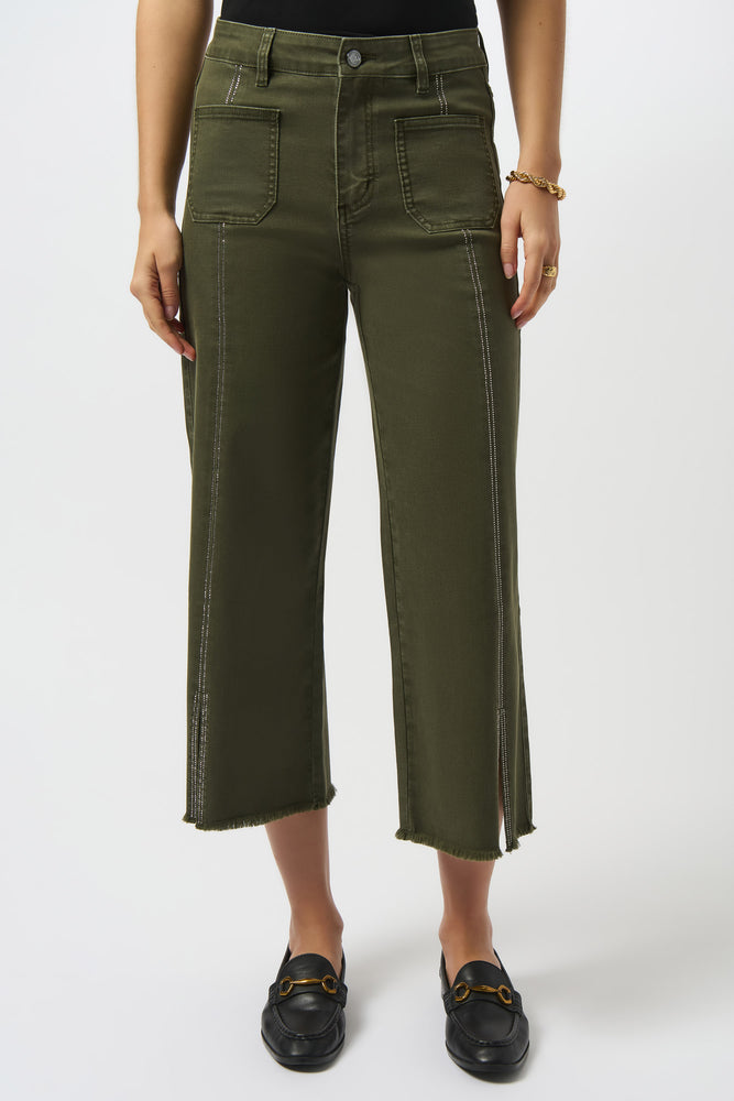 Joseph Ribkoff Fall 2025-251901F25-3380-Pant-Avocado - The Coach Pyramids
