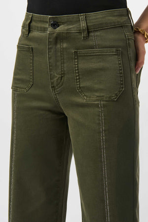 Joseph Ribkoff Fall 2025-251901F25-3380-Pant-Avocado - The Coach Pyramids