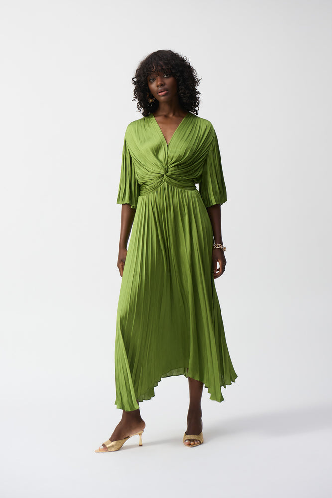 Joseph Ribkoff Fall 2025-251903-4280-Dress-Greenery - The Coach Pyramids