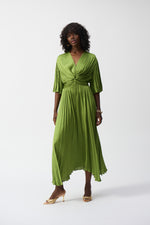 Joseph Ribkoff Fall 2025-251903-4280-Dress-Greenery - The Coach Pyramids