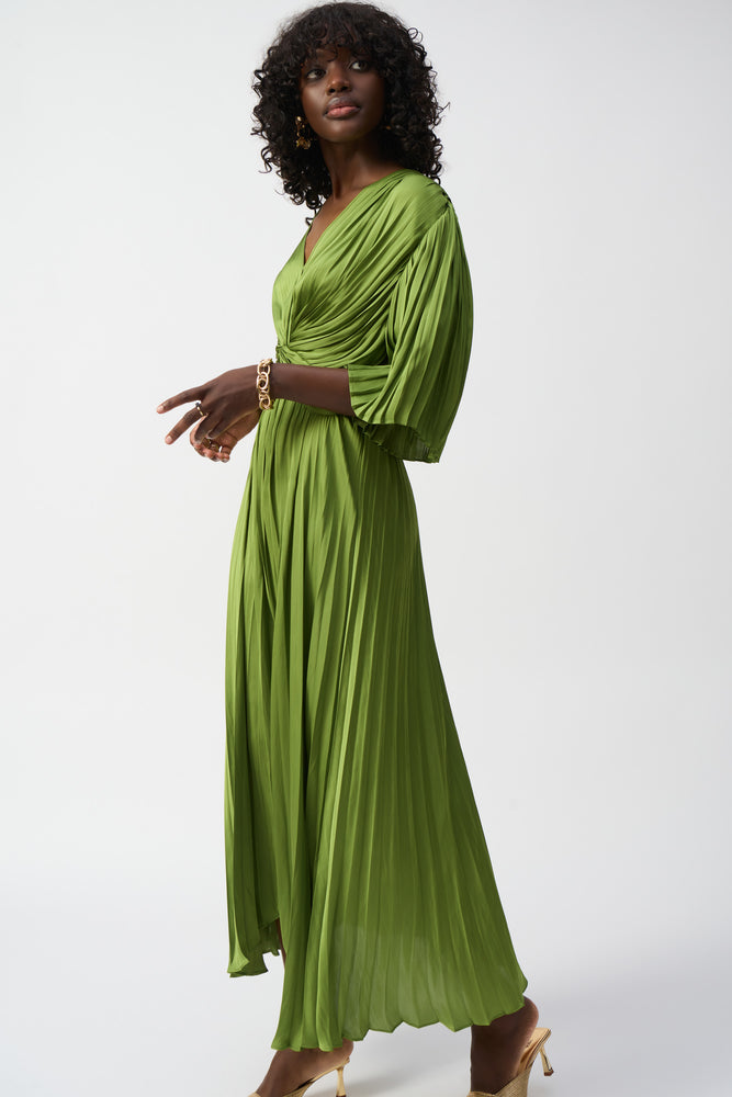 Joseph Ribkoff Fall 2025-251903-4280-Dress-Greenery - The Coach Pyramids