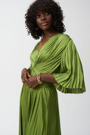 Joseph Ribkoff Fall 2025-251903-4280-Dress-Greenery - The Coach Pyramids