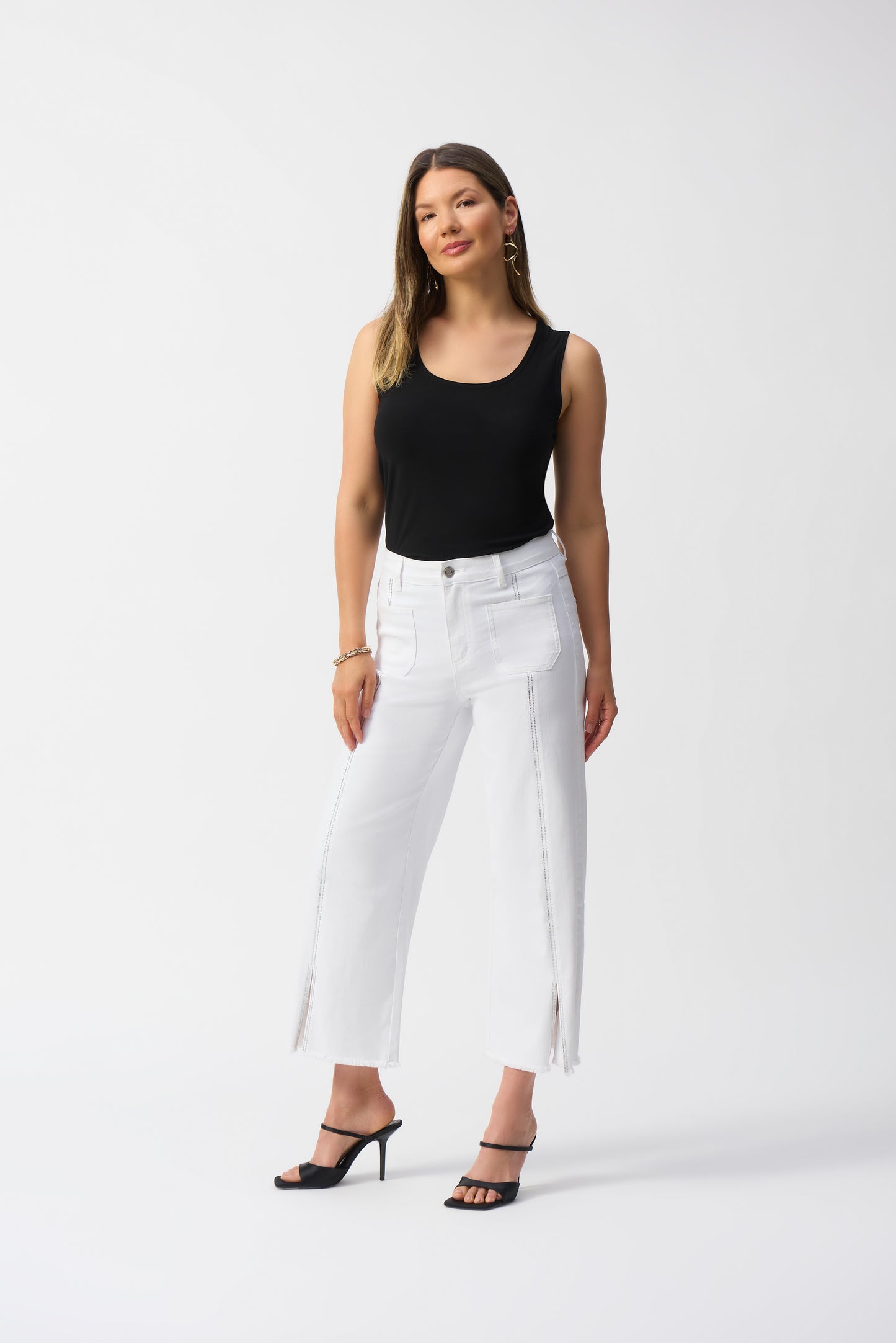 Joseph Ribkoff Spring 2025-251970-11-Camisole-Black - The Coach Pyramids