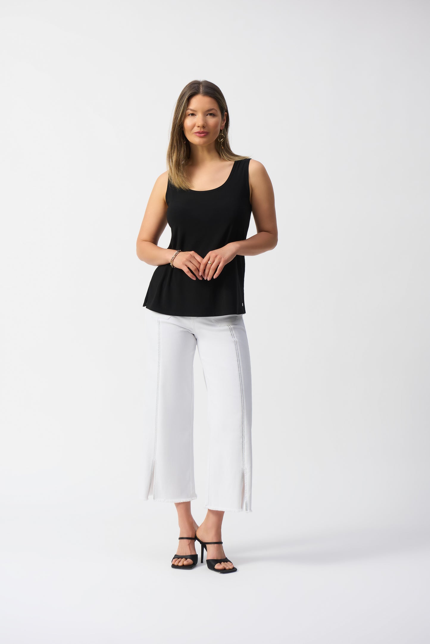Joseph Ribkoff Spring 2025-251970-11-Camisole-Black - The Coach Pyramids