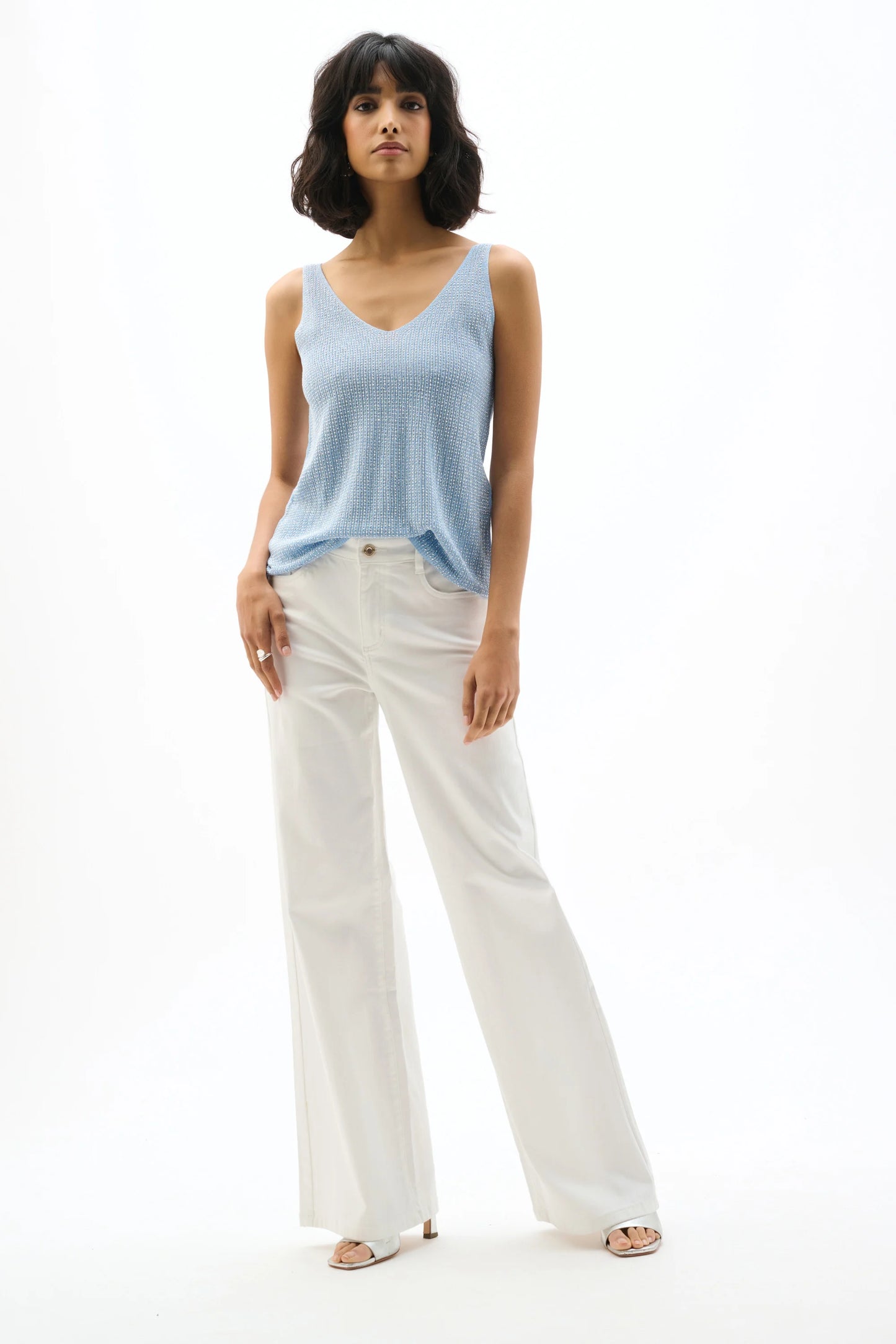 Joseph Ribkoff-252915S26-4373-Camisole-Sky Blue - The Coach Pyramids