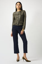 Joseph Ribkoff Fall 2025-252926F25-3302-Pant-Dark Denim Blue - The Coach Pyramids