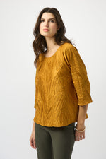 Joseph Ribkoff Fall 2025-253002-4430-Top-Medallion - The Coach Pyramids
