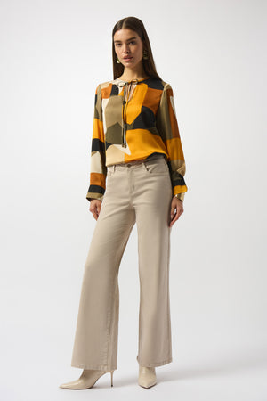 Joseph Ribkoff Fall 2025-253011-178-Tunic-Black/Multi - The Coach Pyramids