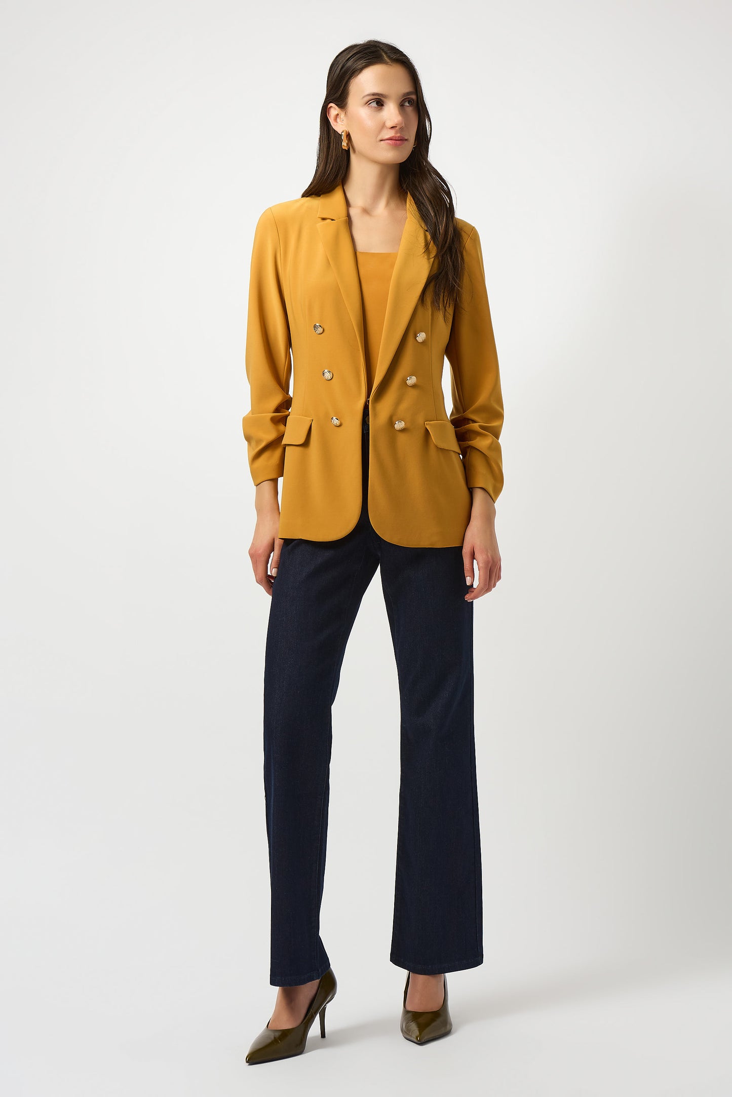 Joseph Ribkoff Fall 2025-253034-4430-Blazer-Medallion - The Coach Pyramids