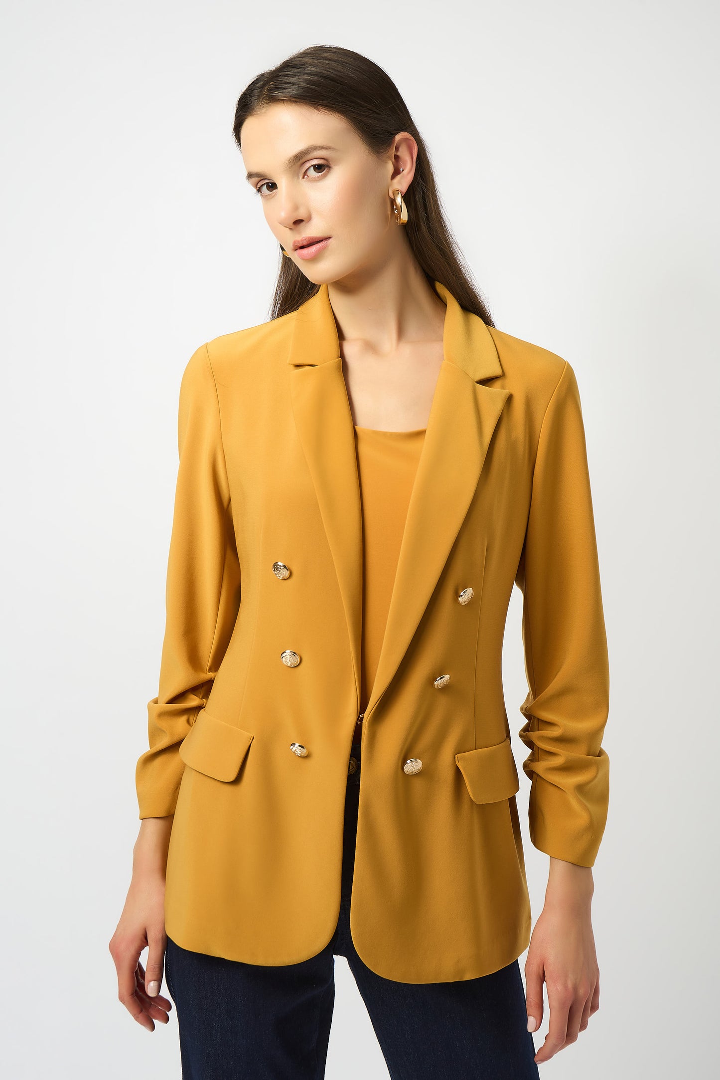 Joseph Ribkoff Fall 2025-253034-4430-Blazer-Medallion - The Coach Pyramids