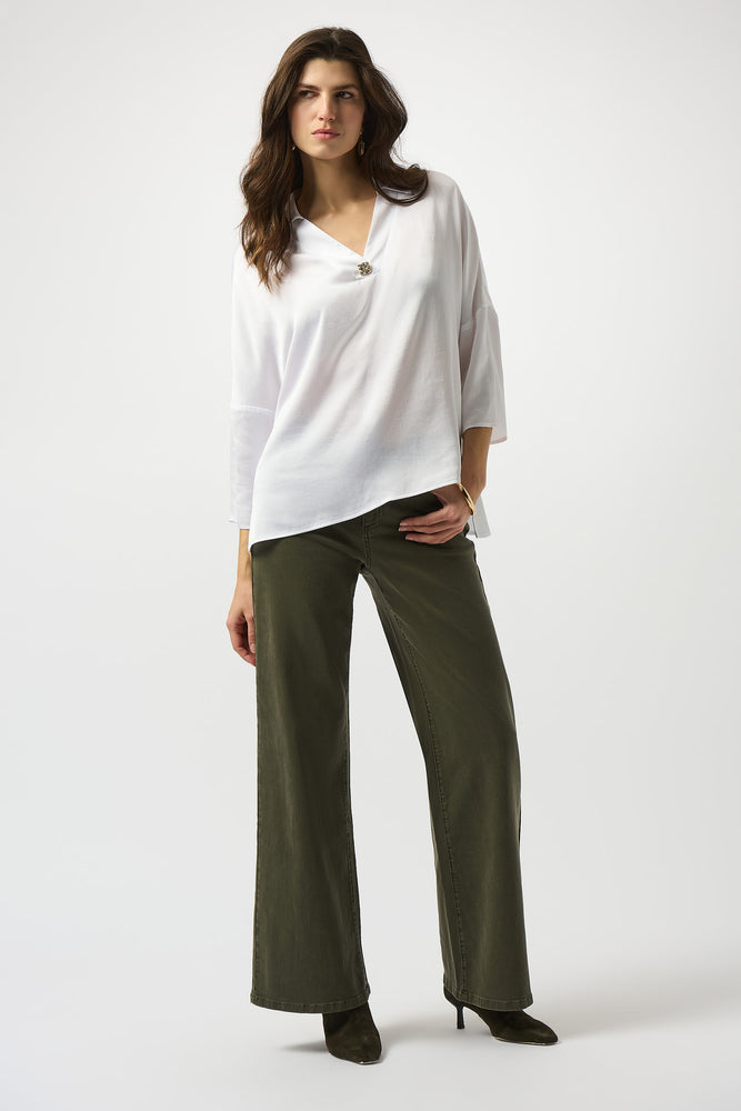 Joseph Ribkoff Fall 2025-253076-4430-Top-Medallion - The Coach Pyramids