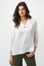 Joseph Ribkoff Fall 2025-253076-4430-Top-Medallion - The Coach Pyramids