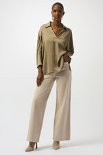 Joseph Ribkoff Fall 2025-253076-11-Top-Black - The Coach Pyramids