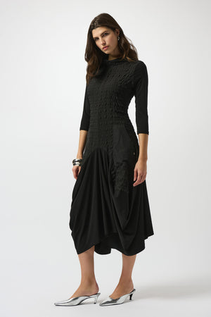 Joseph Ribkoff Fall 2025-253085-11-Dress-Black - The Coach Pyramids