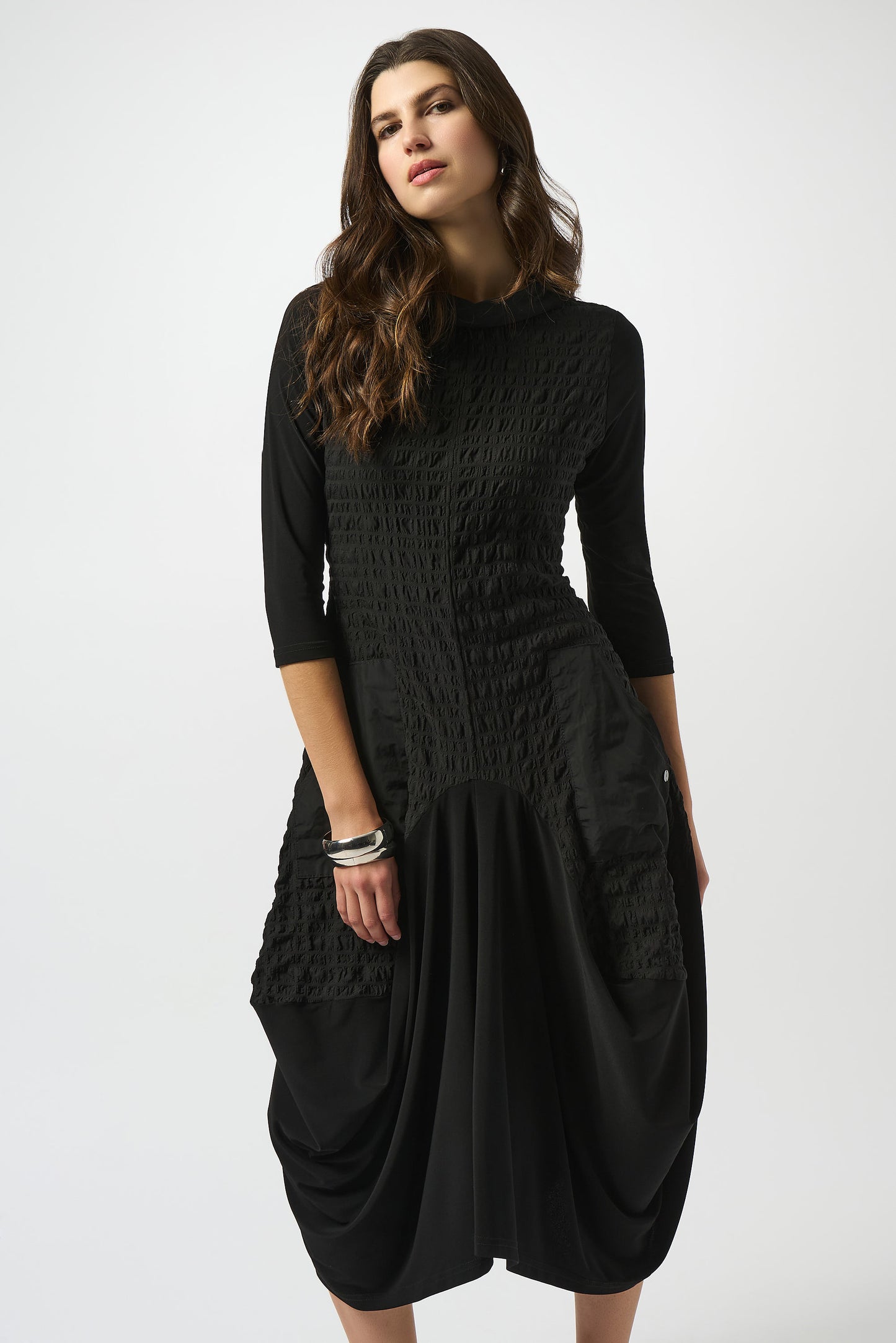 Joseph Ribkoff Fall 2025-253085-11-Dress-Black - The Coach Pyramids