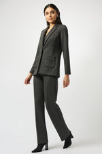 Joseph Ribkoff Fall 2025-253111-2988-Blazer-Grey/Melange - The Coach Pyramids