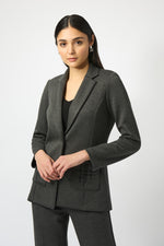 Joseph Ribkoff Fall 2025-253111-2988-Blazer-Grey/Melange - The Coach Pyramids