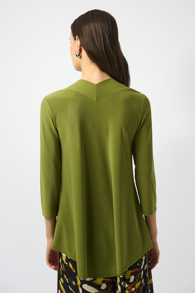 Joseph Ribkoff Fall 2025-253112-4438-Top-Artichoke - The Coach Pyramids