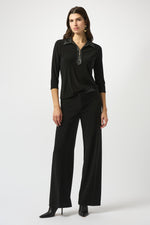 Joseph Ribkoff Fall 2025-253114-11-Pant-Black - The Coach Pyramids