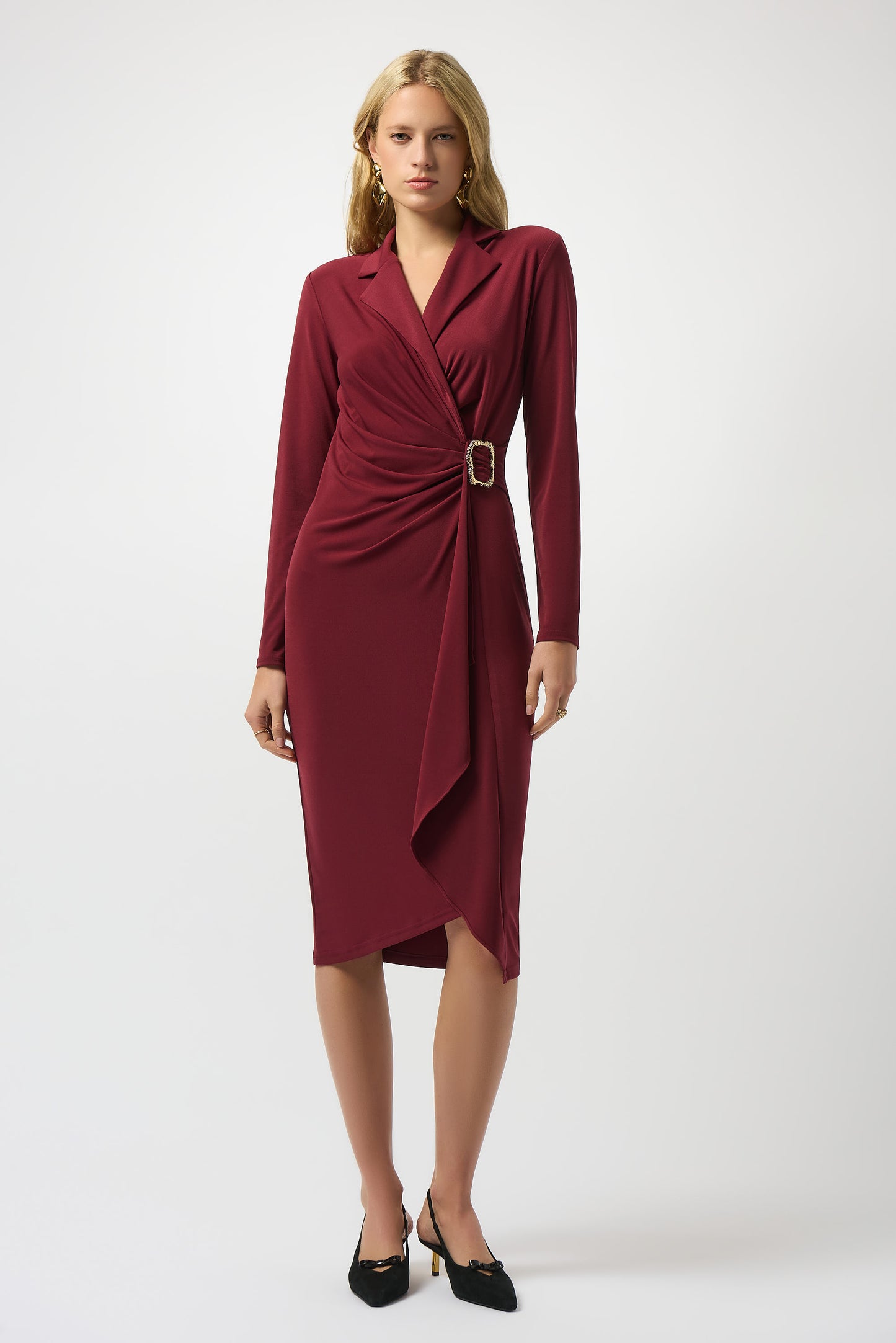 Joseph Ribkoff Fall 2025-253145-11-Dress-Black - The Coach Pyramids