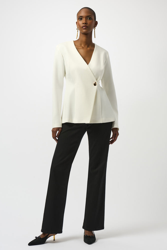 Joseph Ribkoff Fall 2025-253202-11-Jacket-Black - The Coach Pyramids