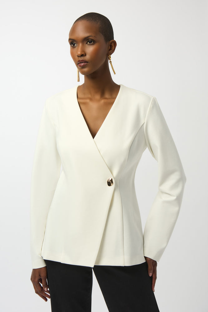 Joseph Ribkoff Fall 2025-253202-11-Jacket-Black - The Coach Pyramids