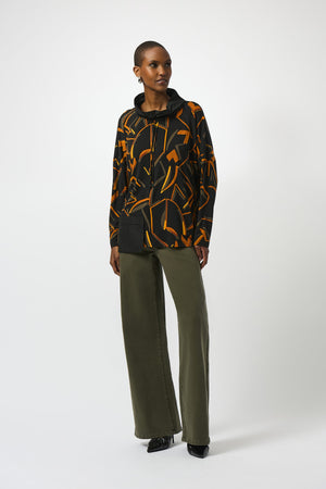 Joseph Ribkoff Fall 2025-253231-178-Top-Black/Multi - The Coach Pyramids