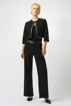 Joseph Ribkoff Fall 2025-253232-11-Cover Up-Black - The Coach Pyramids