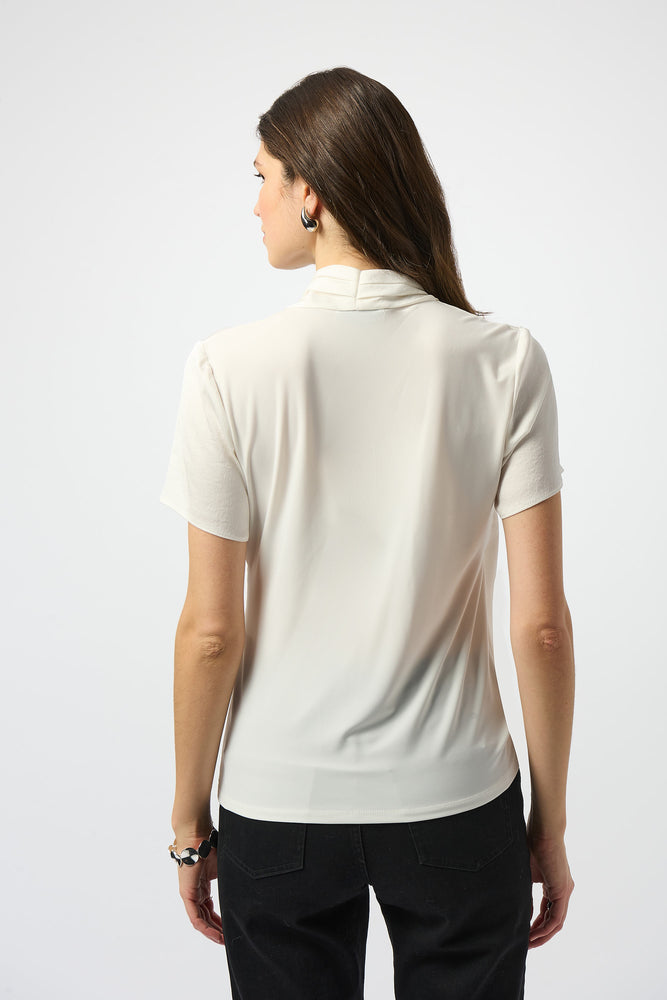 Joseph Ribkoff Fall 2025-253237-11-Top-Black - The Coach Pyramids