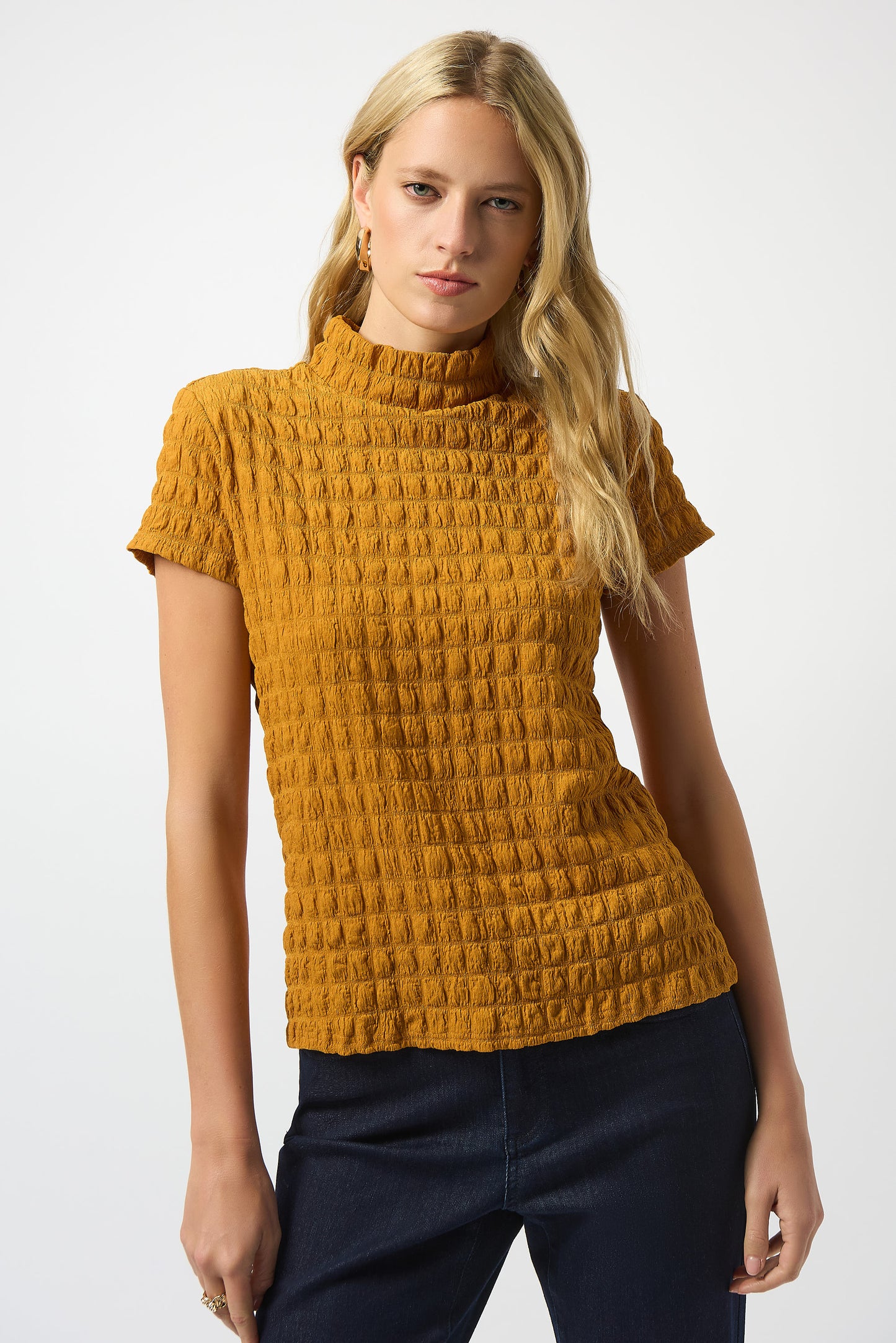 Joseph Ribkoff Fall 2025-253256-4430-Top-Medallion - The Coach Pyramids