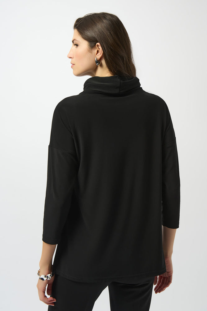 Joseph Ribkoff Fall 2025-253265-273-Dress-Black/Blue - The Coach Pyramids