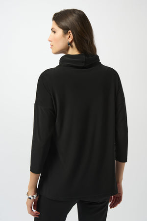 Joseph Ribkoff Fall 2025-253265-273-Dress-Black/Blue - The Coach Pyramids