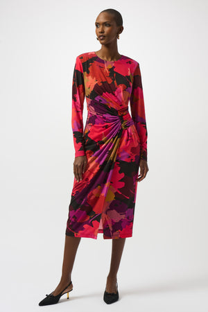Joseph Ribkoff Fall 2025-253279-178-Dress-Black/Multi - The Coach Pyramids