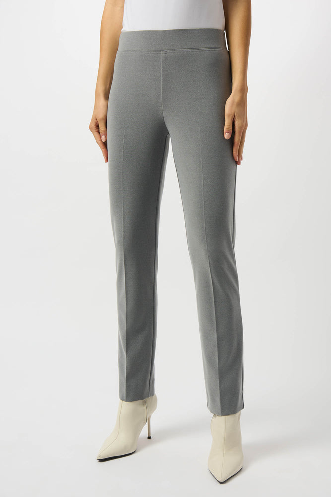 Joseph Ribkoff Fall 2025-253295-2988-Pant-Grey Melange - The Coach Pyramids