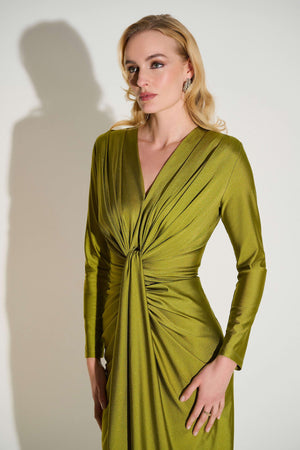 Joseph Ribkoff Winter 2025-253714-4431-Dress-Greenery