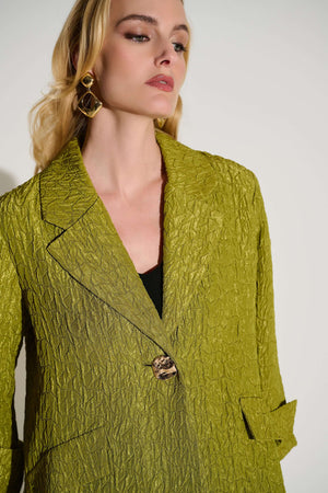 Joseph Ribkoff Fall 2025-253773-4431-Jacket-Fern - The Coach Pyramids