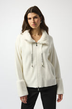 Joseph Ribkoff Fall 2025-253905-3984-Jacket-Winter White - The Coach Pyramids
