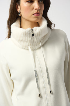 Joseph Ribkoff Fall 2025-253905-3984-Jacket-Winter White - The Coach Pyramids