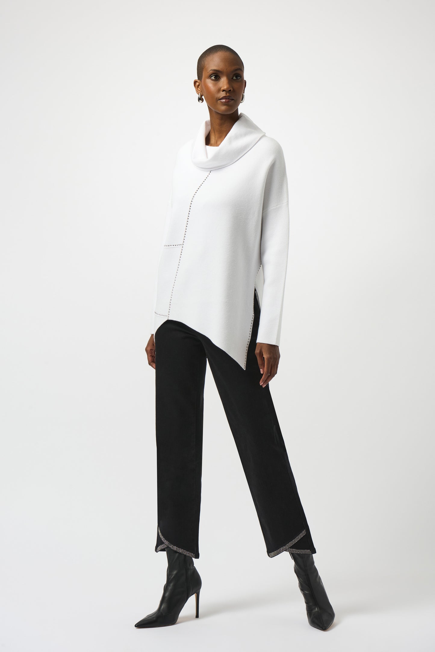 Joseph Ribkoff Fall 2025-253913-1761-Tunic-Vanilla - The Coach Pyramids