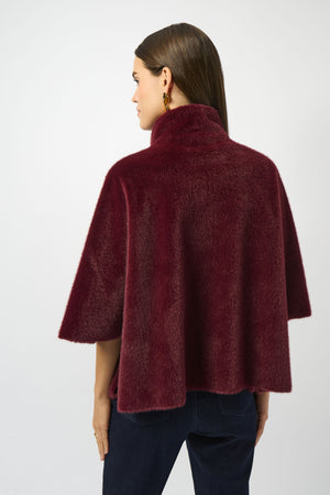 Joseph Ribkoff Fall 2025-253924-4433-Jacket-Merlot - The Coach Pyramids
