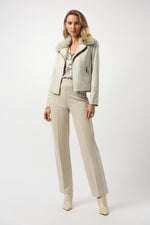 Joseph Ribkoff Fall 2025-253925-3854-Jacket-Moonstone - The Coach Pyramids