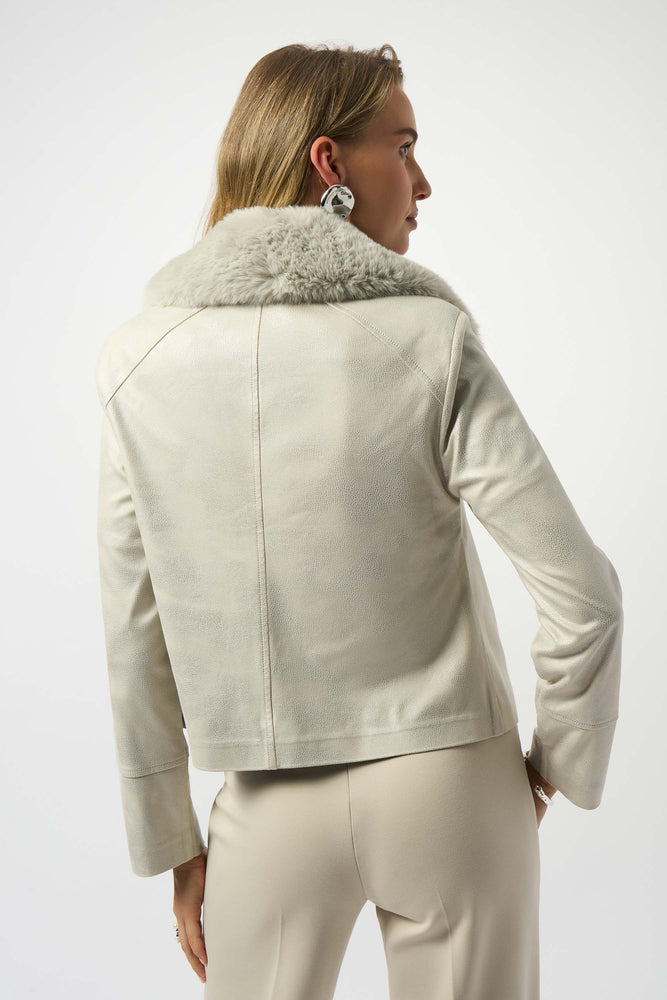 Joseph Ribkoff Fall 2025-253925-3854-Jacket-Moonstone - The Coach Pyramids