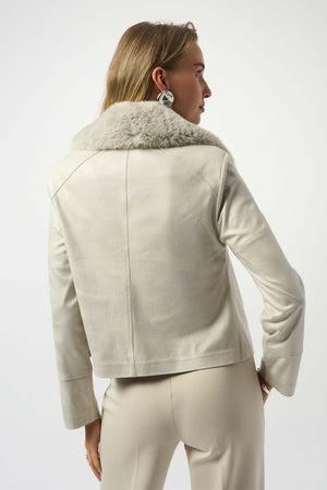 Joseph Ribkoff Fall 2025-253925-3854-Jacket-Moonstone - The Coach Pyramids